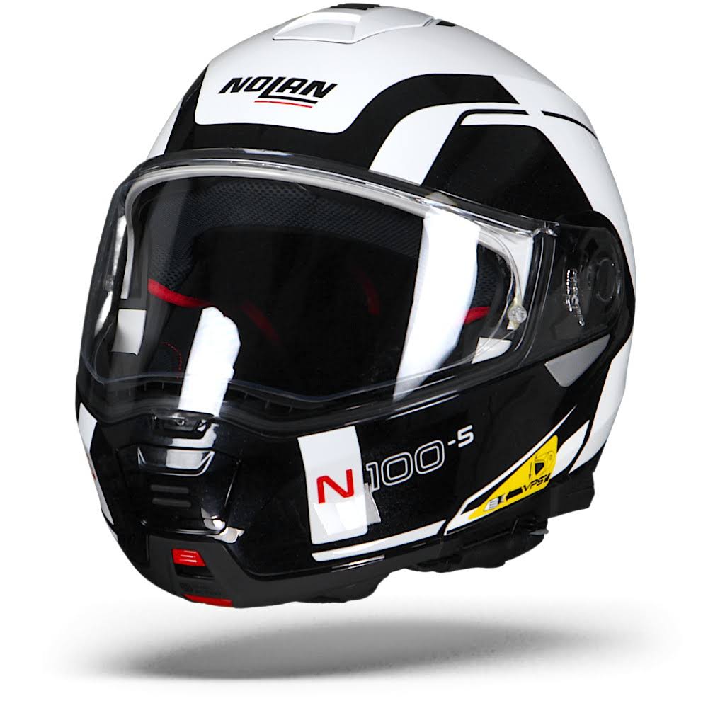Metal White Motorcycle Helmet D544636