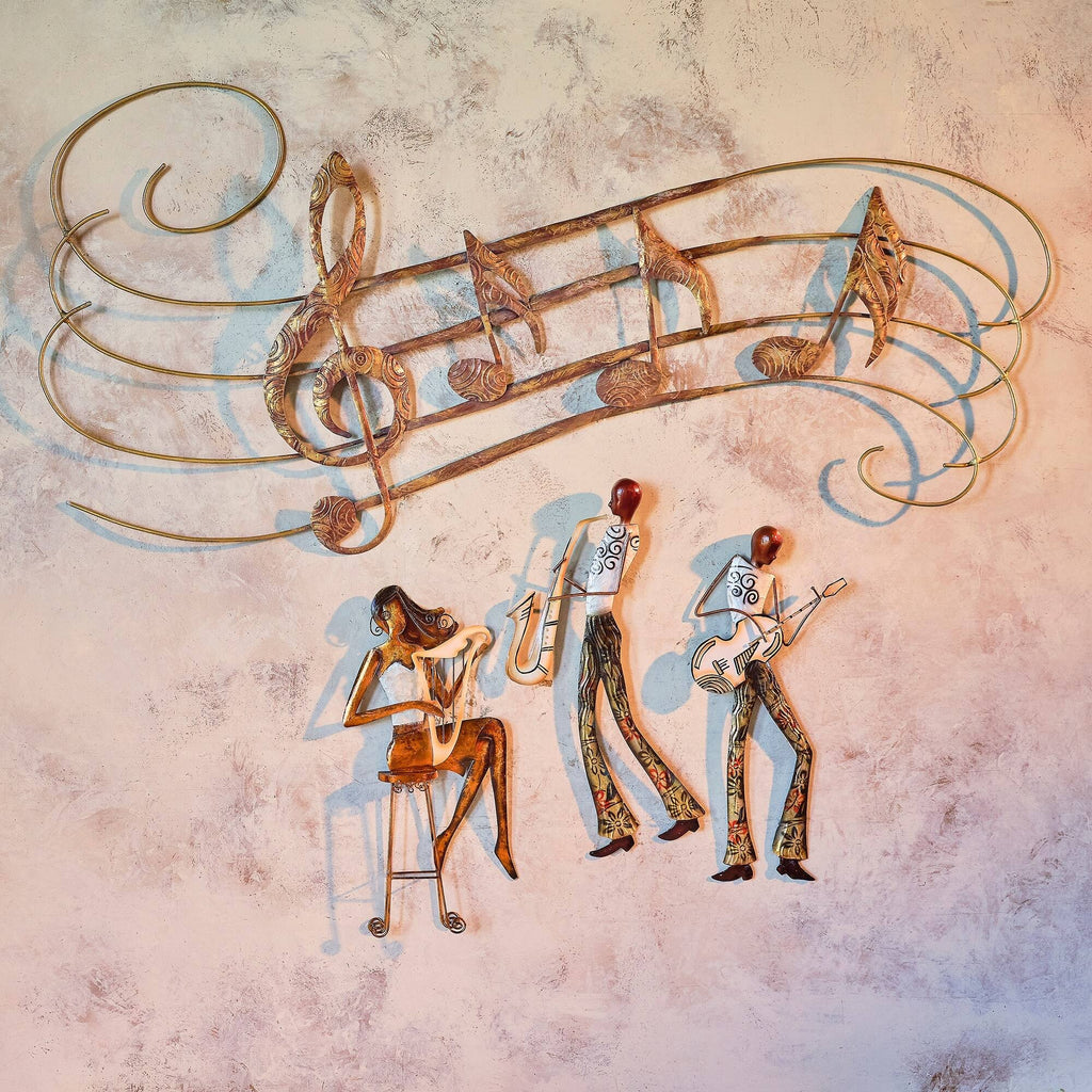 Large Musical Notes Wall Decor P626112