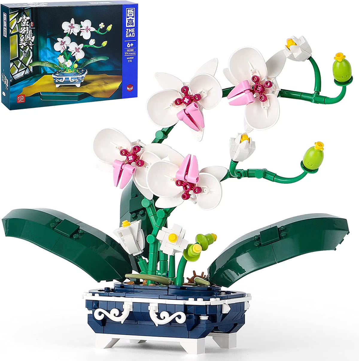 Flower Bouquet Building Kit, DIY Building Blocks Set C32637