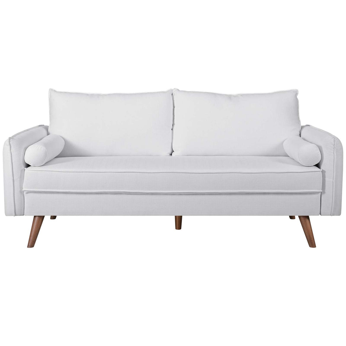 White Fabric Sofa I5094