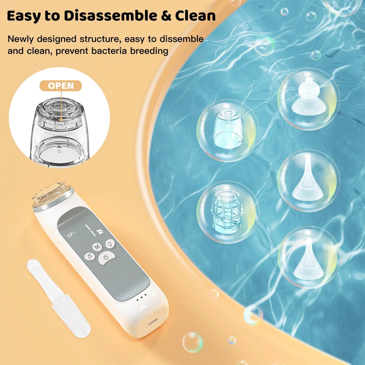 Baby Nasal Aspirator with 3 Suction Level V61796