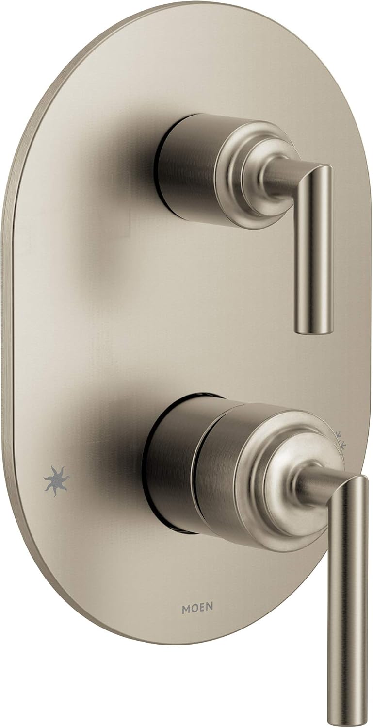 Chrome 2-Handle Shower Trim with Integrated Transfer L548