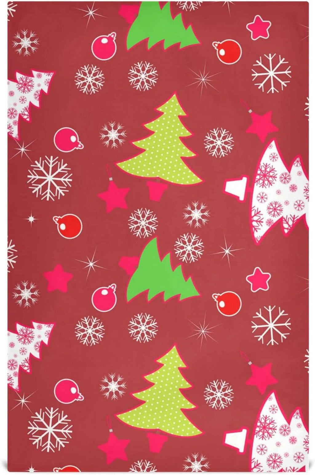 Red Green Kitchen Towels Set of 6 Dishcloths 28'' x 18'' X956