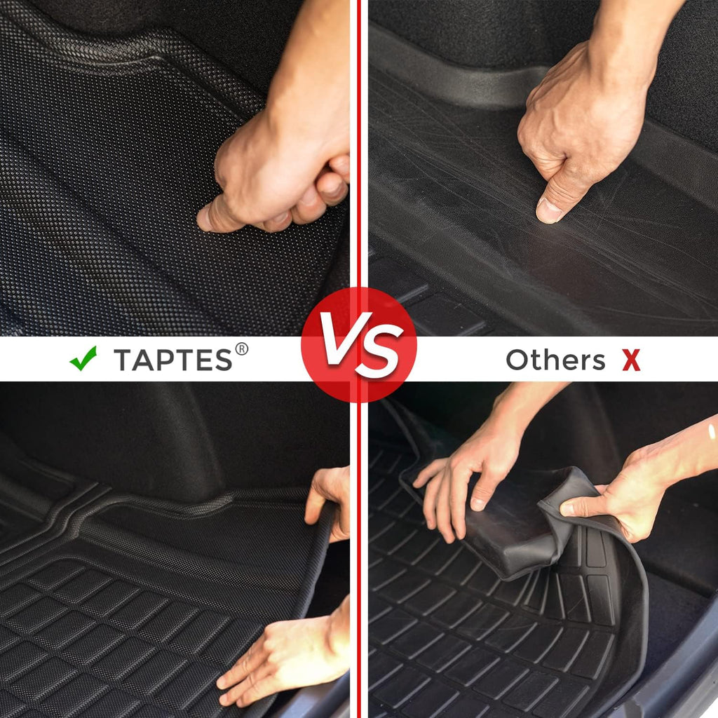 All Weather Anti-Slip Waterproof TPE Floor Mats Trunk Mat Q2225