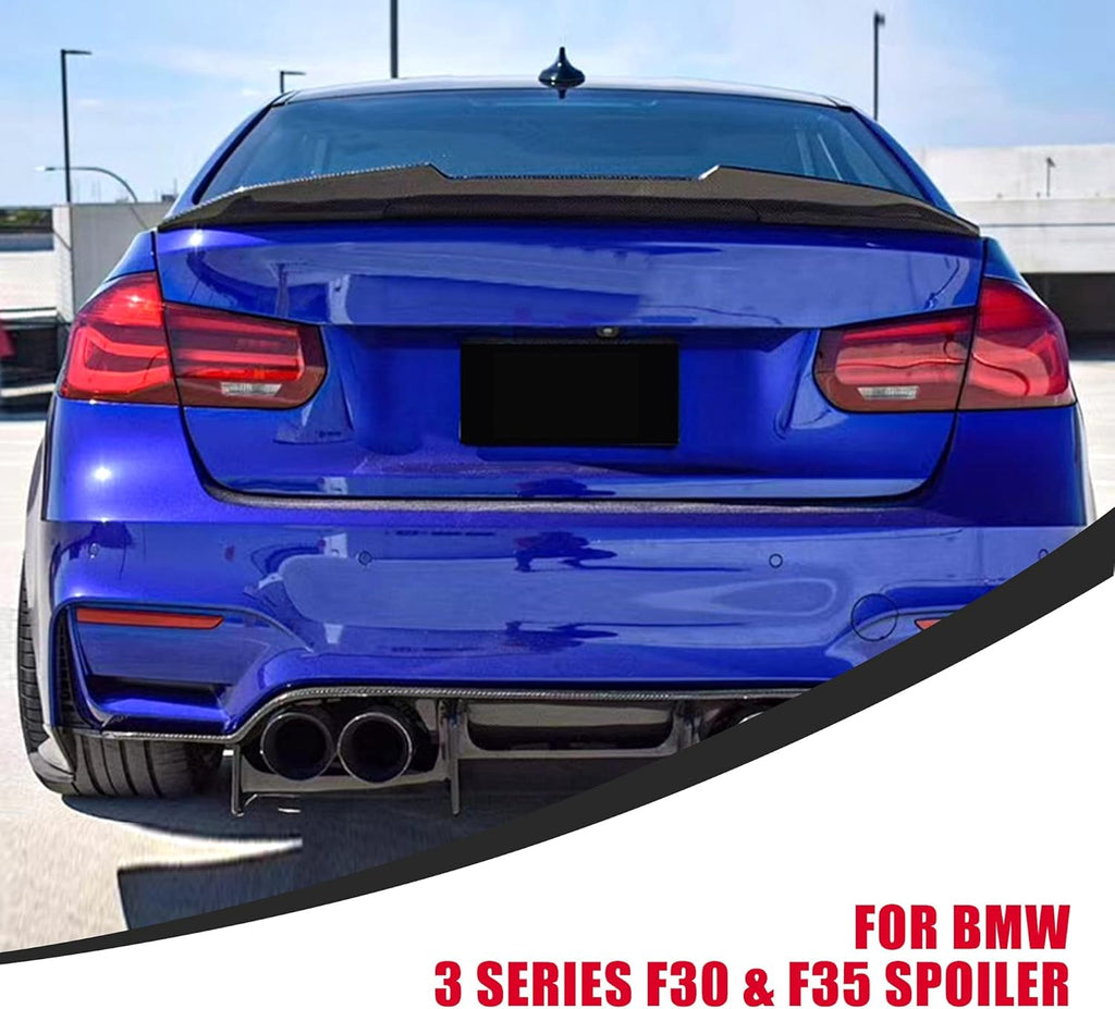 Dry Carbon Fiber Rear Trunk Spoiler Wing Q4970