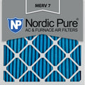 20x20x1 MERV 7 Pleated Air Filters, Pack of 24 H827