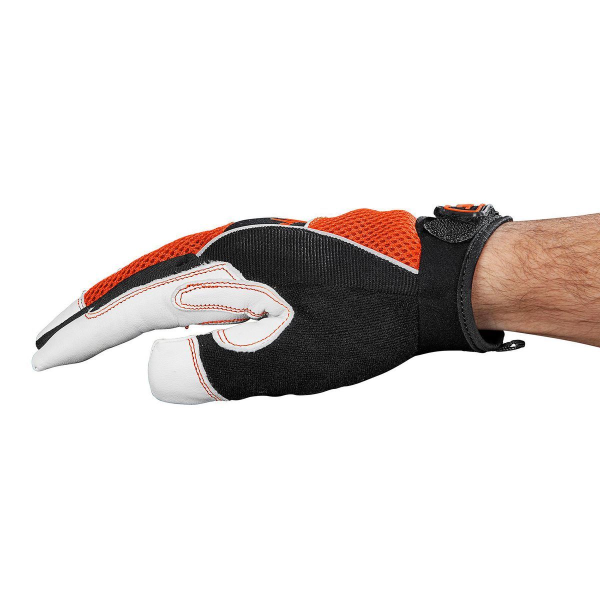 Goatskin Leather Gloves with Mesh Back C338