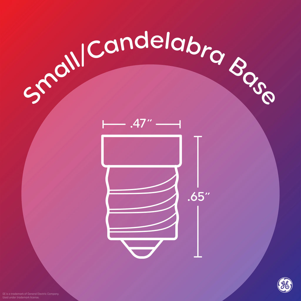 LED Light Bulbs Daylight 40 Watt Replacement Candelabra Base 2 Pack Y4137