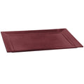 Maroon Speckle Cast Aluminum Rectangle Platter L697