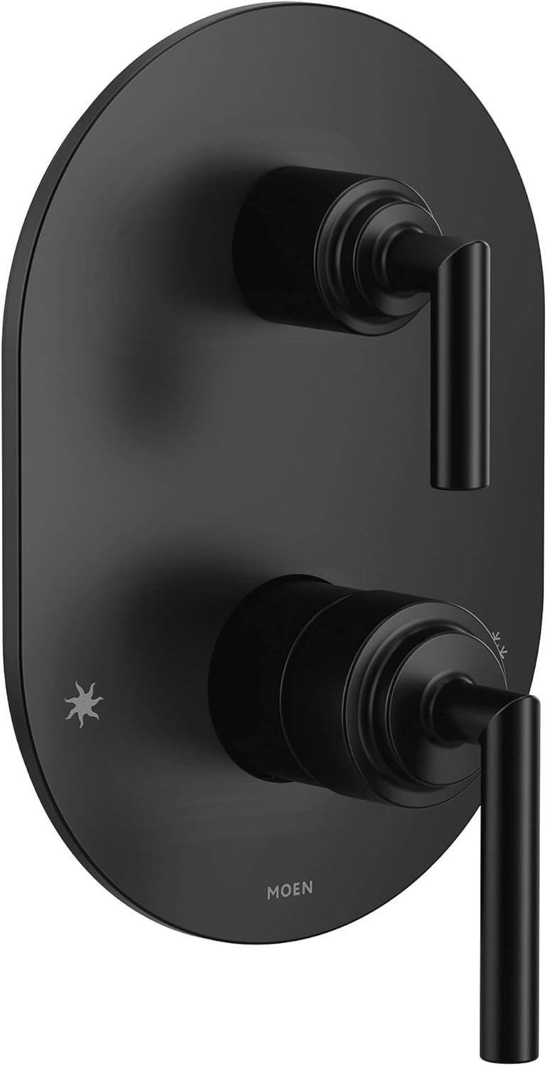 Chrome 2-Handle Shower Trim with Integrated Transfer L548