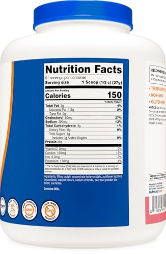Whey Protein Concentrate Strawberry Milkshake 2LBS J262