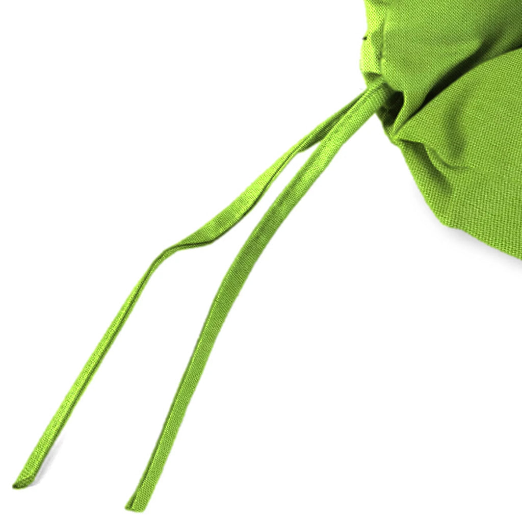 74" x 22" Green Outdoor Chaise Lounge Cushion with Ties Z82305