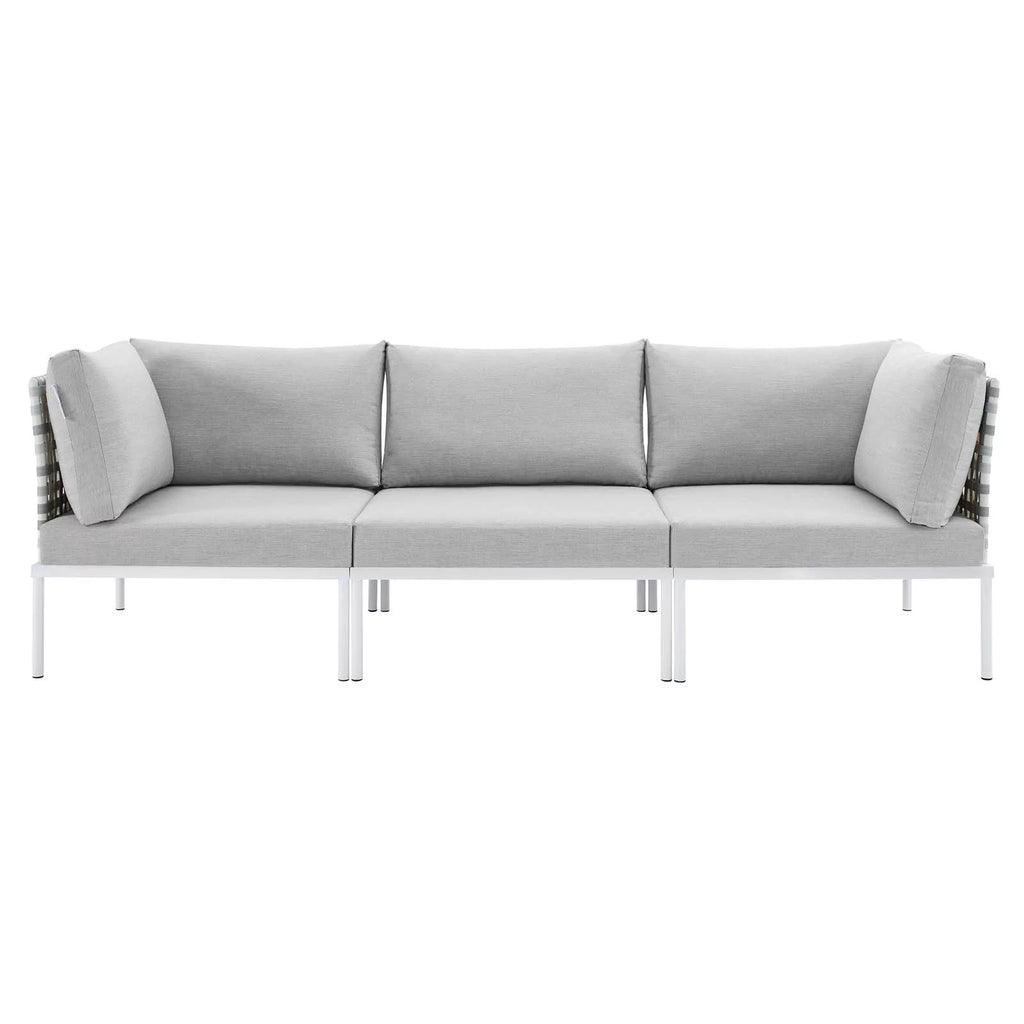 Grey Aluminum Outdoor Sofa P36554