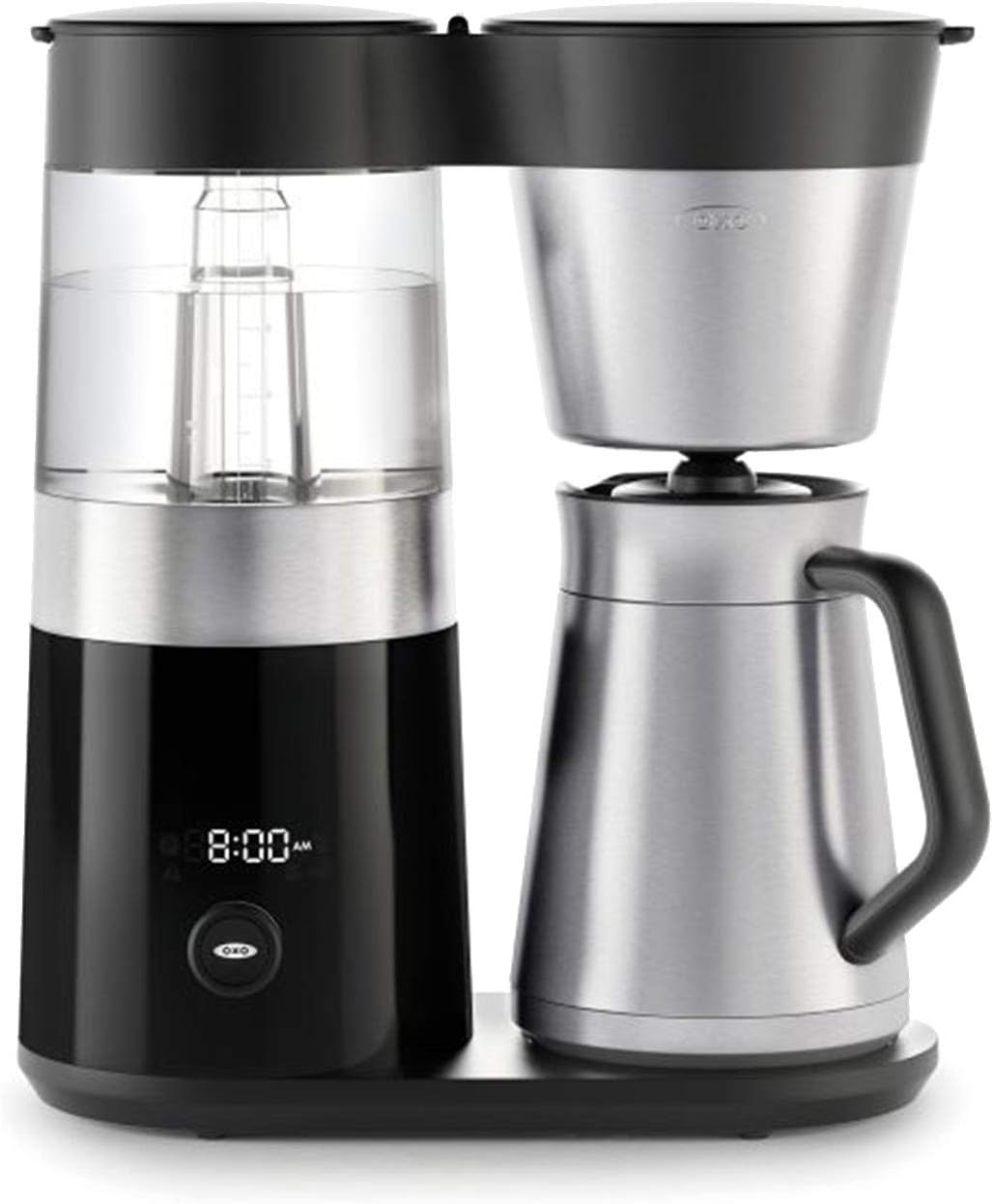 9 Cup Programmable Coffee Maker Bundle Conical Burr Coffee Grinder Stainless Steel/Black H15621