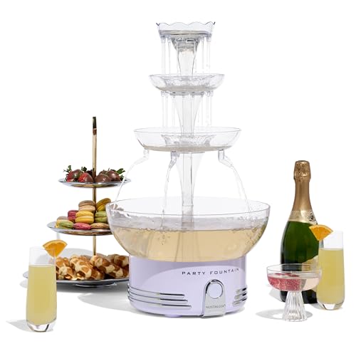 3-Tier Lighted Party Fountain, 1.5 Gallons, 8 Reusable Cups H962