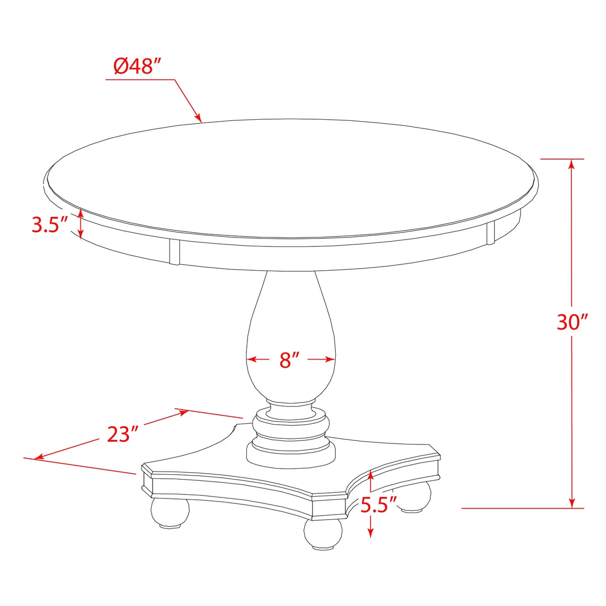 Wood Dining Table F589