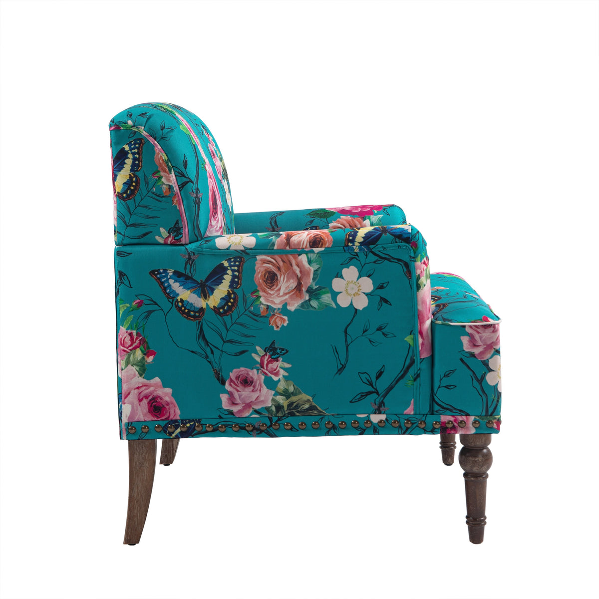 Modern Patterned Striped Accent Armchair H9639