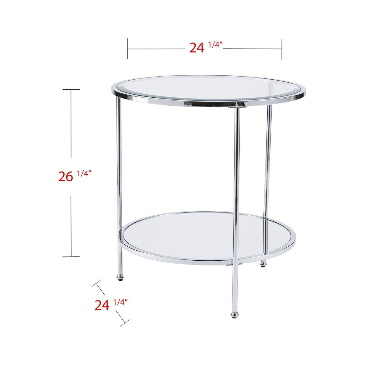 Chrome End Table Q429909