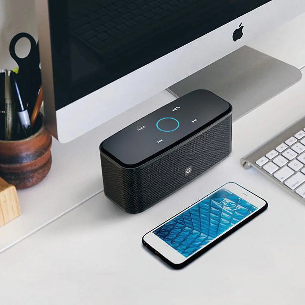 Portable Wireless Bluetooth Speaker with 24 Hour Playtime, Touch Control, IPX6 Waterproof, Black K4445