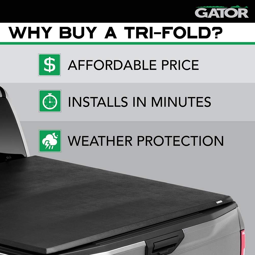 Soft Tri-Fold Truck Bed Tonneau Cover Y548623