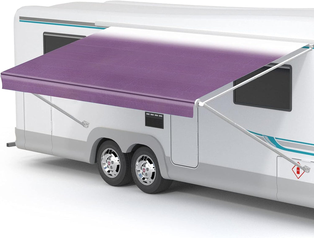 Waterproof Vinyl RV Awning Fabric Replacement Shade Screen - 15' P249354