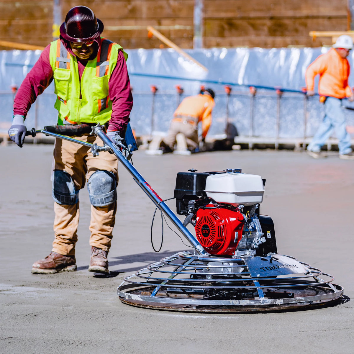 36" Concrete Power Trowel with Float Pan D5171