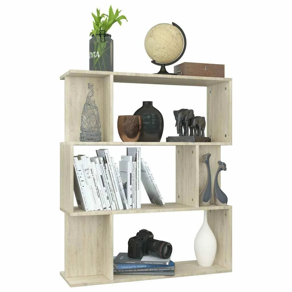 Sonoma Oak Chipboard Book Cabinet Room Divider H603464