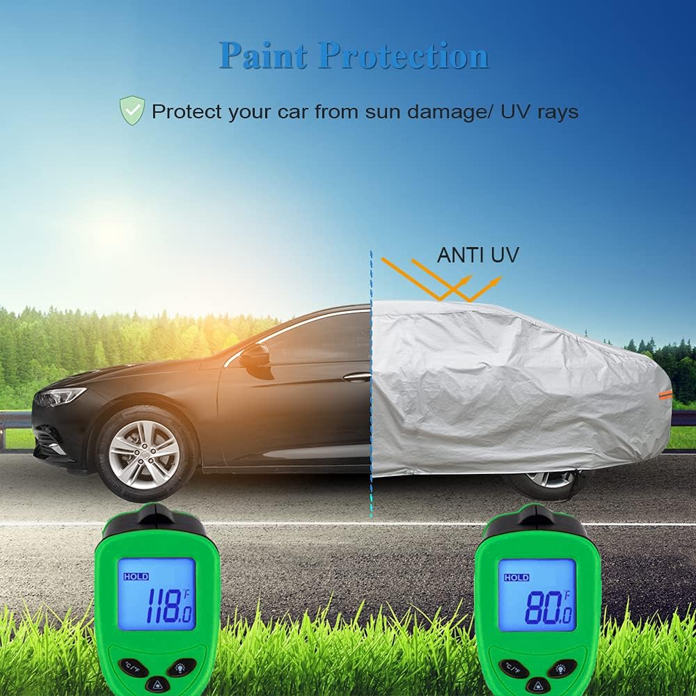 Waterproof All Weather 6 Layer Car Cover Q331982