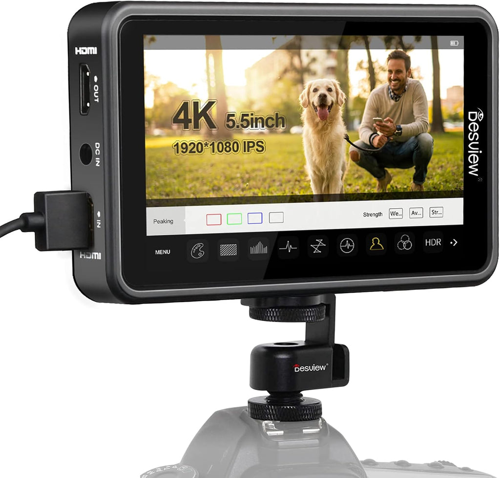 5.5 inch Touch Screen Camera Monitor 1920x1080 IPS 4K E19914