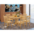 Oak Kitchen Dinette Table & 6 Chairs H414508