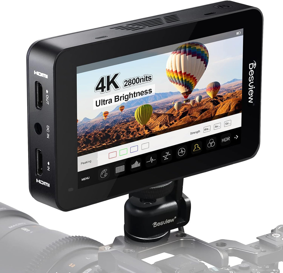 5.5 inch Touch Screen Camera Monitor 1920x1080 IPS 4K E19914