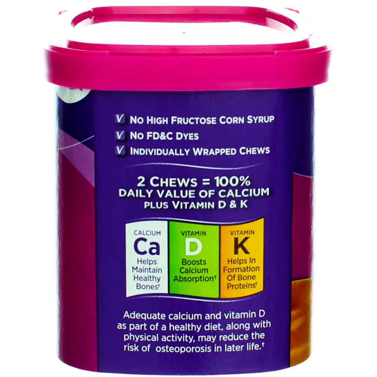 Calcium Soft Chews Caramel 60 Each (Pack of 3) F66796