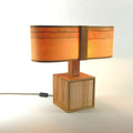 20"W x 18"H x 8"D Oak Wood Table Lamp L940