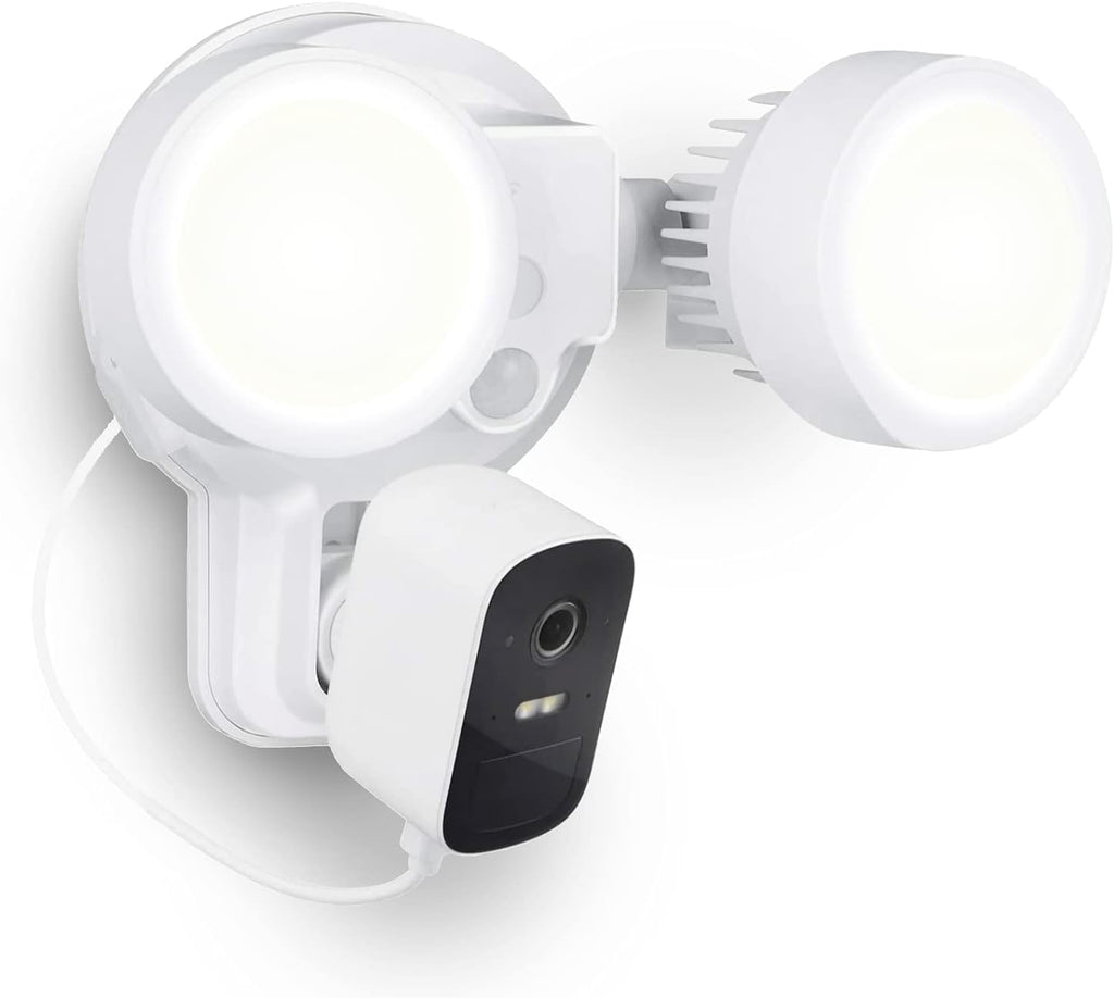 3-in-1 Wired Floodlight, Charger and Mount 2000 lumens White D537
