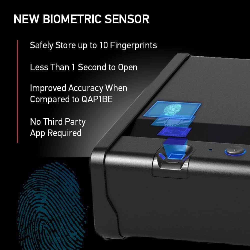 XL Biometric Pistol Safe O1005