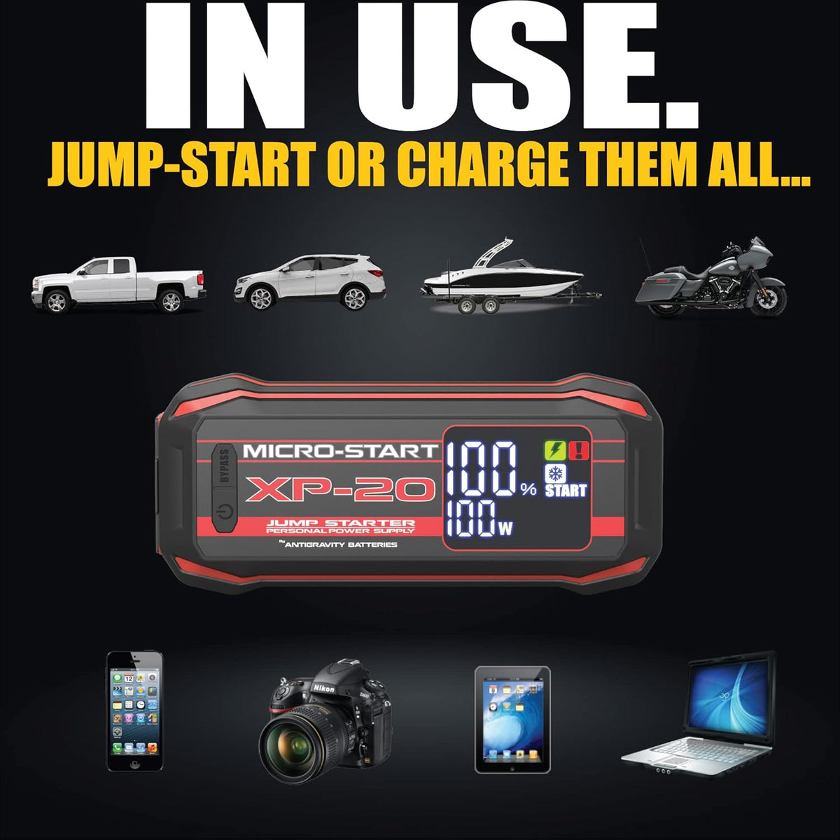 Lithium Jump-Starter Portable Power Supply W4616