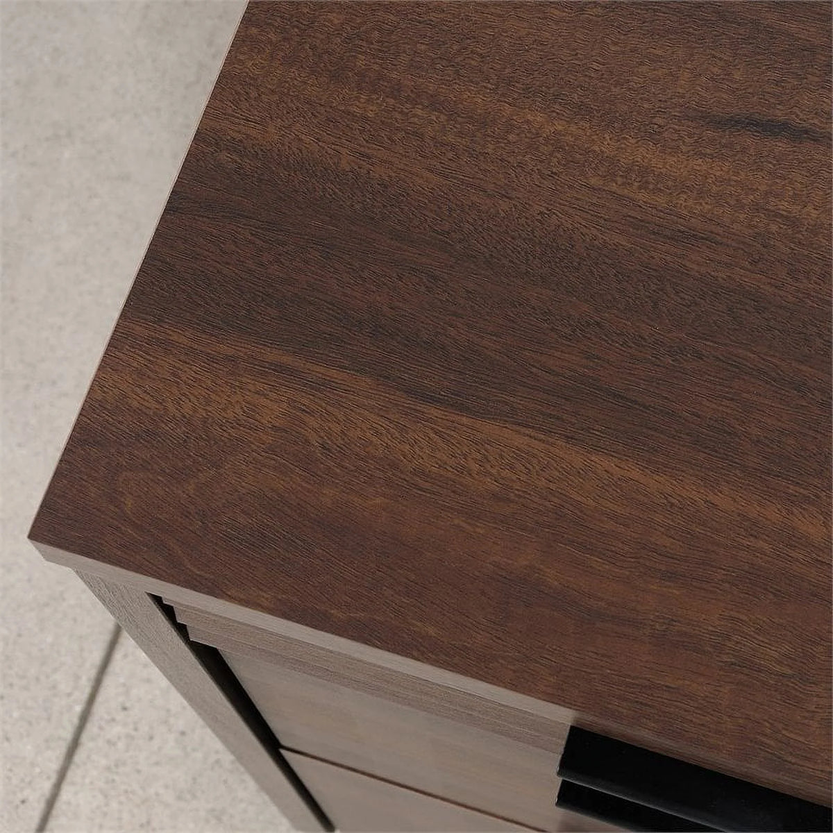 72" Wooden Computer Credenza Desk in Spiced Mahogany M467