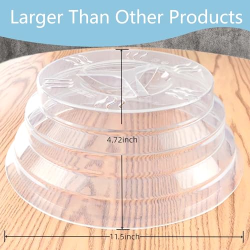 2PCS Microwave Splatter Cover 11.5 Inch BPA Free K9780