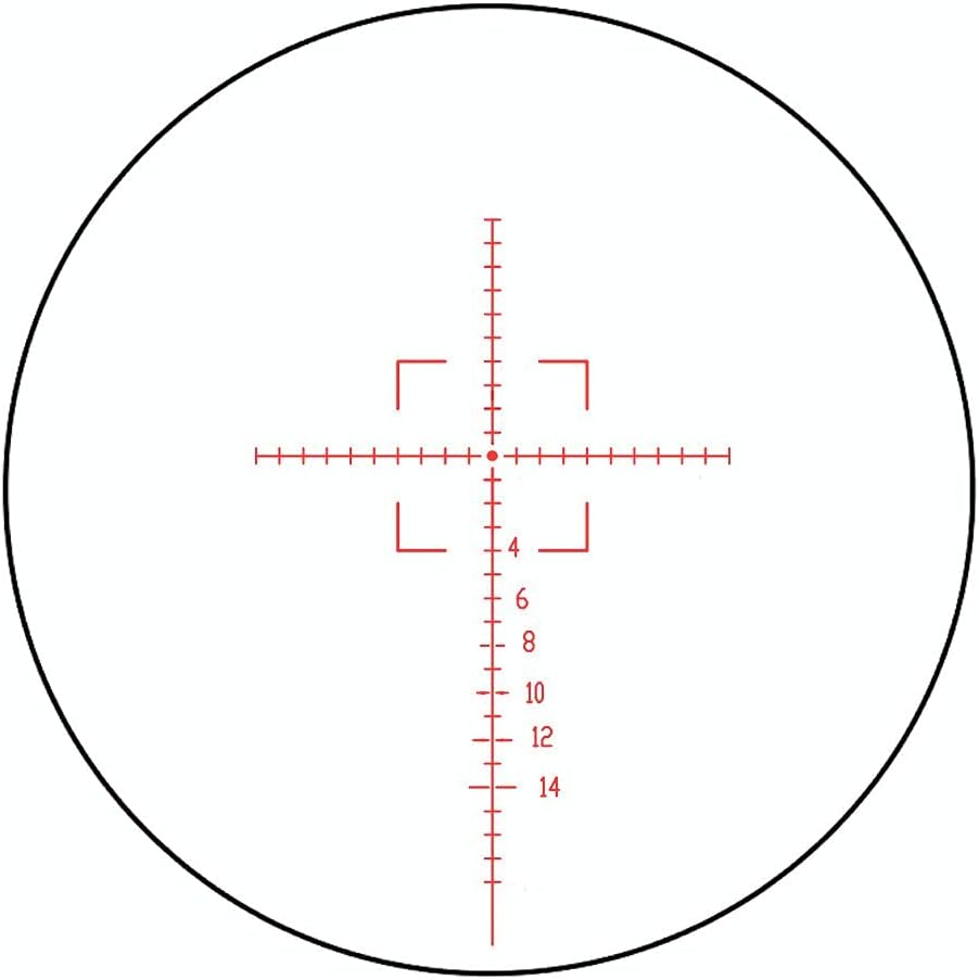 1-6X24 FFP Scope with Red/Green Illuminated Reticle and Scope Mount F3520