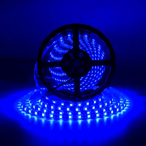Blue 16.4ft LED Strip Lights with RF Remote 5050 6000K Z703326