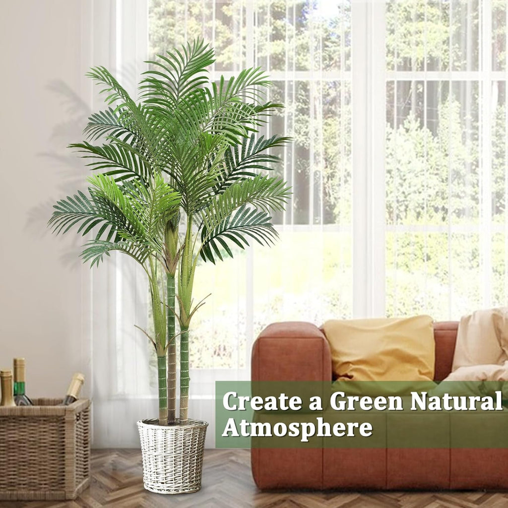 6.25 Ft Tall Artificial Palm Tree F605