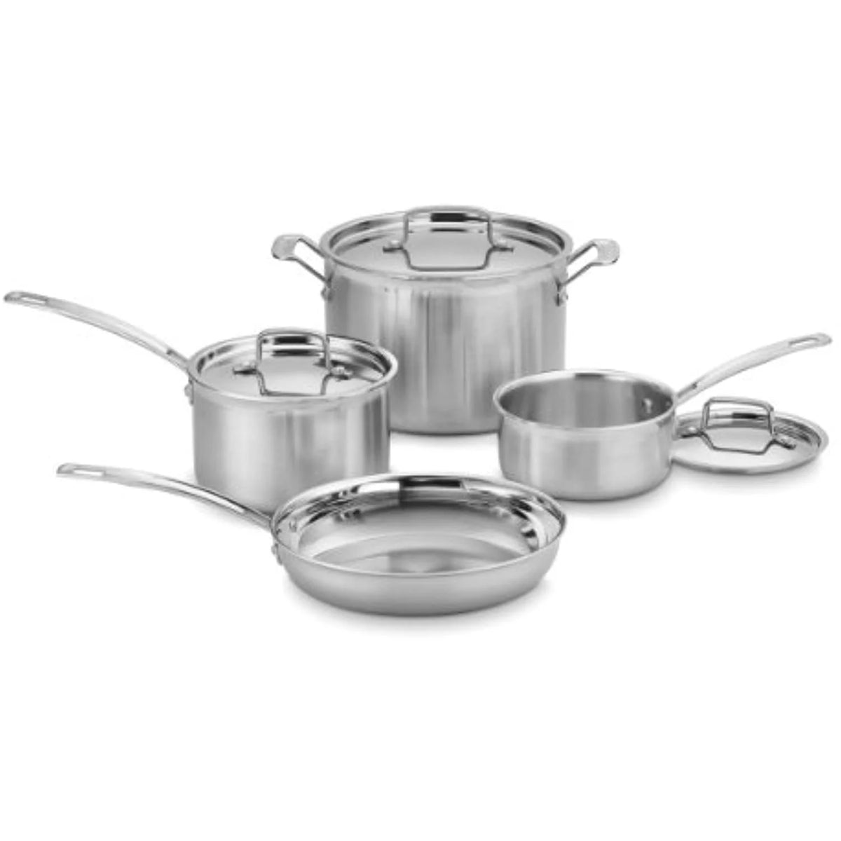 7-Piece Stainless-Steel Cookware Set Z14418
