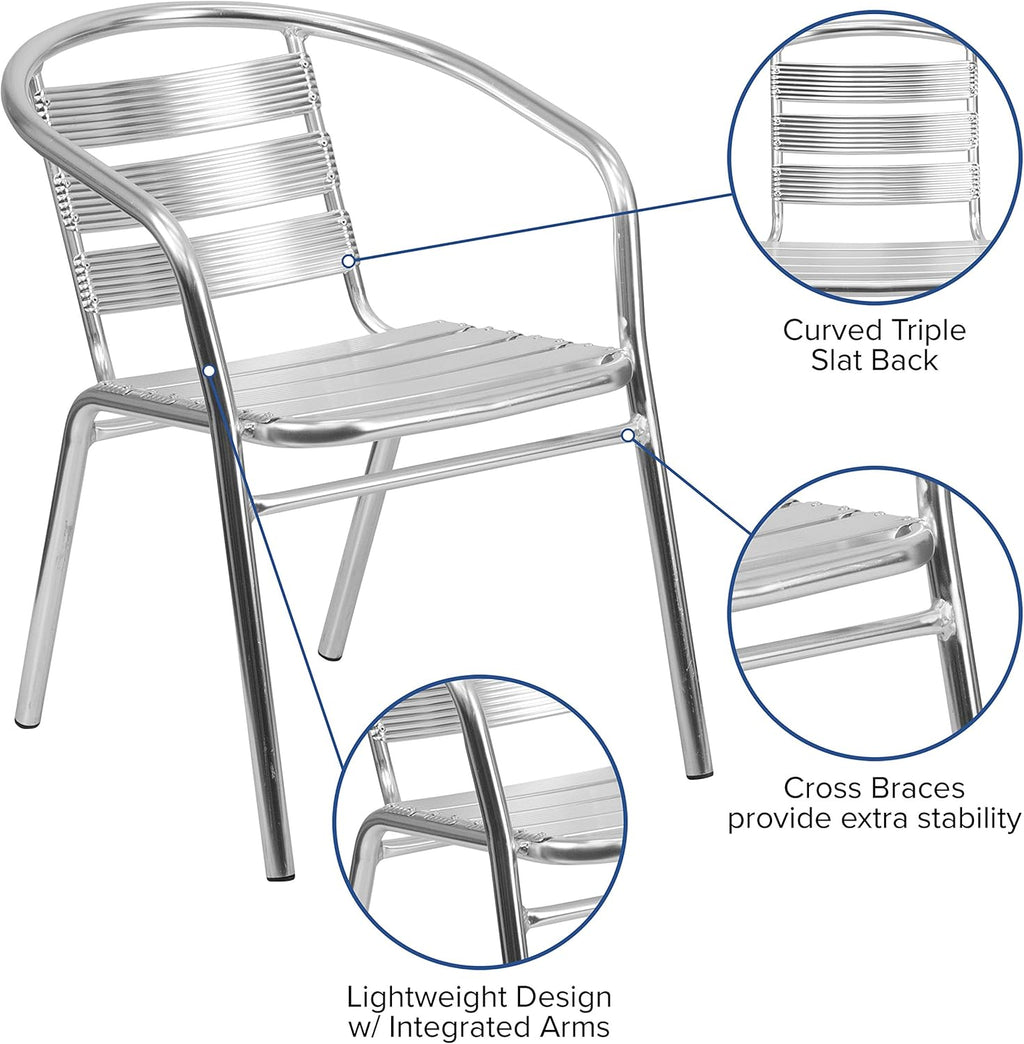Heavy Duty Aluminum Stack Chair V575