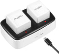 2560mAh Rechargeable Replacement Battery with Charger Station (2 Batteries+1 Charger) L5825