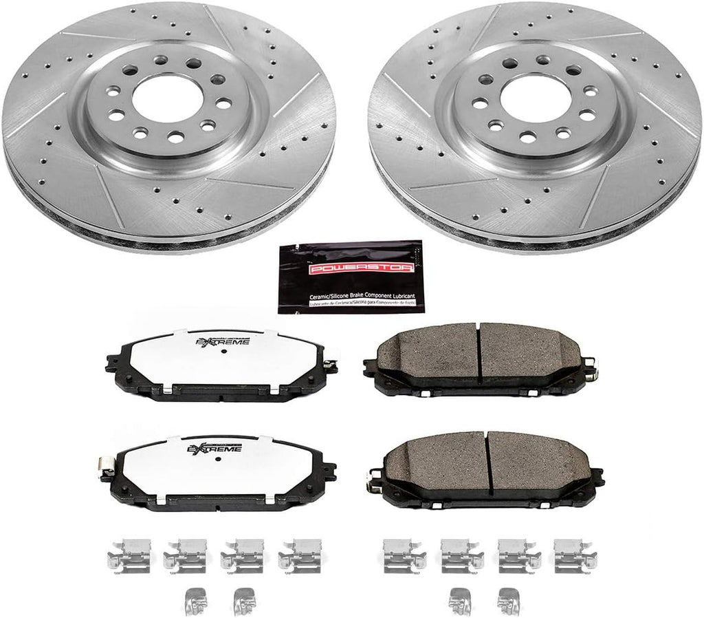 Front Z36 Truck & Tow Carbon Fiber Ceramic Brake Kit S89750