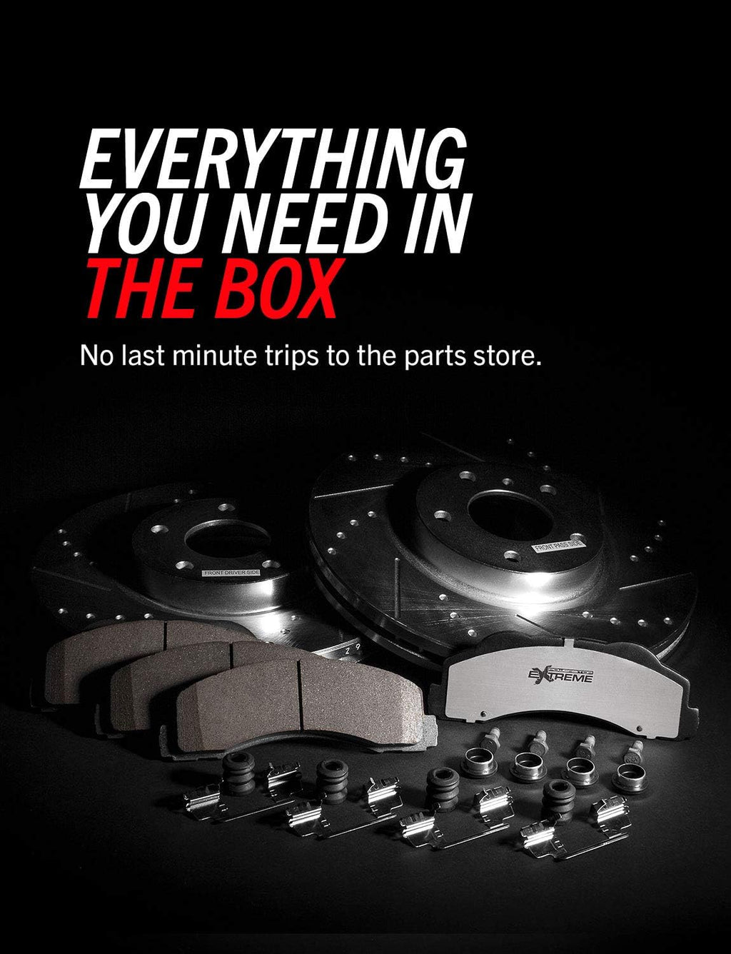 Front Z36 Truck & Tow Carbon Fiber Ceramic Brake Kit S89750