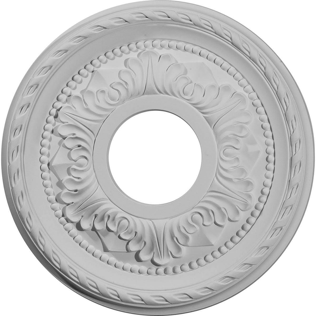 Palmetto Ceiling Medallion Hand-Painted Iridescent Gold L35070