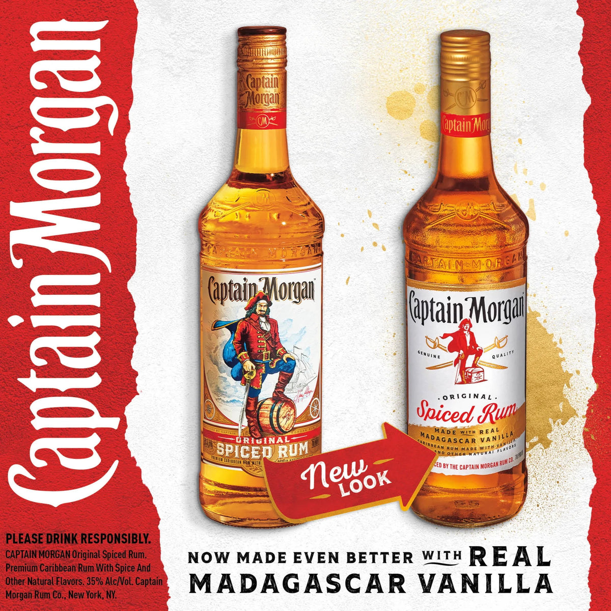 Original Spiced Rum, 750 mL, 35% ABV A212227