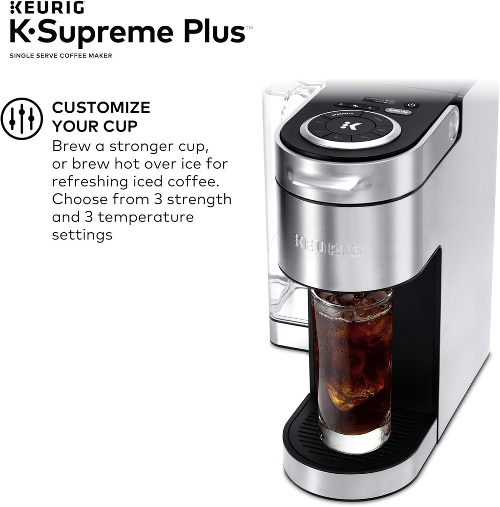 Stainless Steel Coffee Maker, 40 Count Variety Pack Coffee Pods B947435