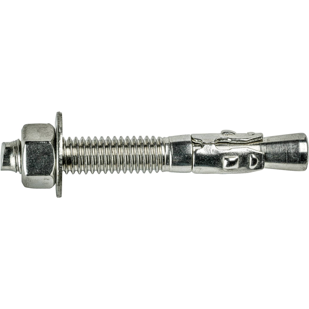 5/8x22 x 3-1/2x22 Stainless Steel 304 Wedge Anchors Qty 25 T2861